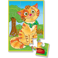 Мягкие пазлы  А5 "Котик", Vladi Toys