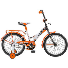 Двухколёсный велосипед Stels "Talisman 18" V020 11, белый/оранжевый
