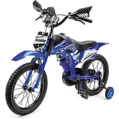 Двухколёсный велосипед-мотоцикл Small Rider "Motobike Sport" 16, синий