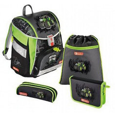 Ранец с наполнением Hama "Step By Step Touch2" Green Tractor