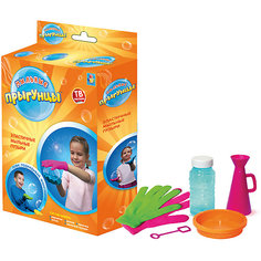 Игровой набор  2 "Эластичные мыльные пузыри Прыгунцы", 80 мл, 1toy