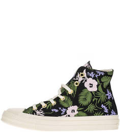 Высокие кеды с вышивкой Converse