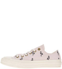 Летние кеды с вышивкой Converse