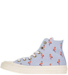 Высокие кеды с вышивкой Converse