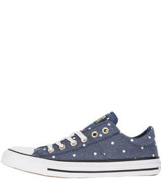 Текстильные кеды в горошек Converse