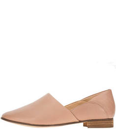 Кожаные туфли с круглым носом Clarks