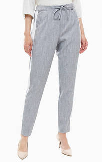 Зауженные серые брюки с двумя карманами B.Young