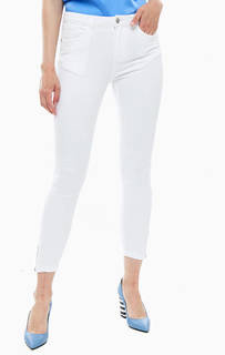 Зауженные джинсы белого цвета B.Young