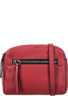 Красная кожаная сумка с карманом Gianni Chiarini