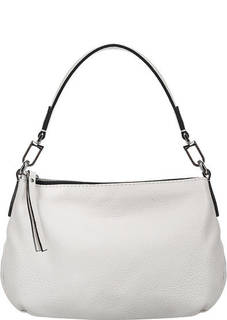 Белая кожаная сумка с короткой ручкой Gianni Chiarini