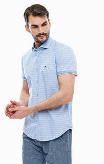 Хлопковая рубашка с короткими рукавами Lerros