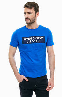 Хлопковая футболка с принтом Jack & Jones