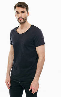 Черная футболка из хлопка Jack & Jones