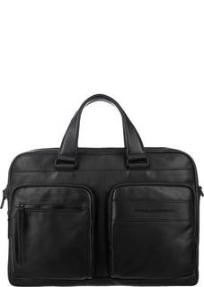 Вместительная сумка через плечо с карманами Piquadro