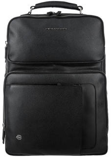 Вместительный кожаный рюкзак с двумя отделами Piquadro