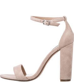 Замшевые босоножки на устойчивом каблуке Steve Madden