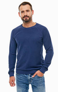 Синий хлопковый свитшот Tom Tailor Denim