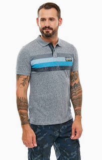 Хлопковая футболка поло с принтом S.Oliver