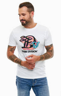 Хлопковая футболка с короткими рукавами Tom Tailor Denim