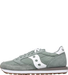 Текстильные кроссовки с замшевыми вставками Saucony