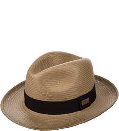Соломенная шляпа с контрастной вставкой Herman
