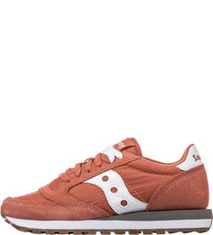 Текстильные кроссовки с замшевыми вставками Saucony