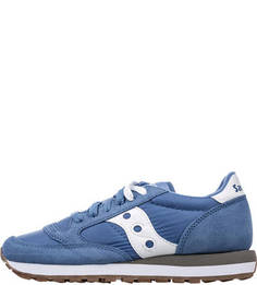 Текстильные кроссовки с замшевыми вставками Saucony