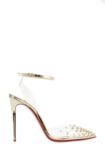 Прозрачные туфли с шипами Spikoo 100 Christian Louboutin