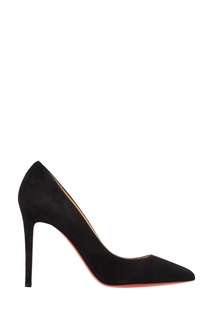 Черные замшевые туфли Pigalle 100 Christian Louboutin