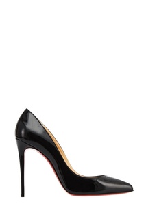 Черные лакированные туфли Pigalle Follies 100 Christian Louboutin