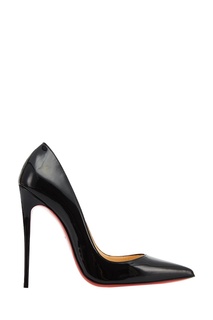 Черные лакированные туфли So Kate 120 Christian Louboutin