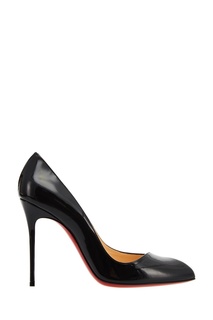 Черные лакированные туфли Corneille 100 Christian Louboutin