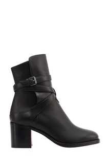 Черные ботильоны с ремешками Karistrap 70 Christian Louboutin