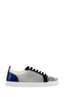 Комбинированные кеды Louis Junior Tony Flat Christian Louboutin