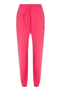 Розовые хлопковые брюки Balenciaga