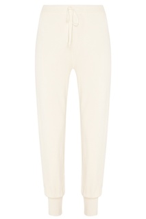Белые трикотажные брюки Ermanno Scervino