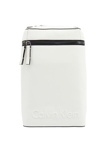 Белый рюкзак с логотипом Calvin Klein