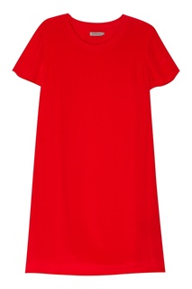 Красное прямое платье Calvin Klein