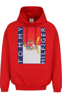 Хлопковое худи с принтом Vetements
