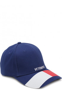Хлопковая бейсболка Vetements