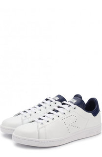 Кожаные кеды Stan Smith на шнуровке Adidas by Raf Simons