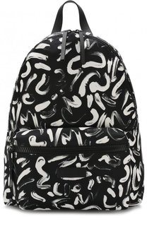 Текстильный рюкзак с принтом Versace