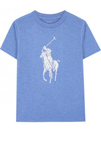 Футболка с логотипом бренда Polo Ralph Lauren