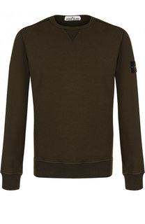 Однотонный хлопковый свитшот Stone Island