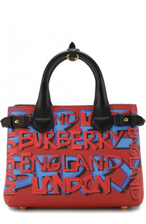 Сумка Banner small с принтом Burberry