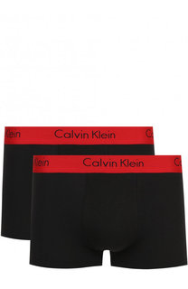 Комплект из двух хлопковых боксеров с широкой резинкой Calvin Klein Underwear