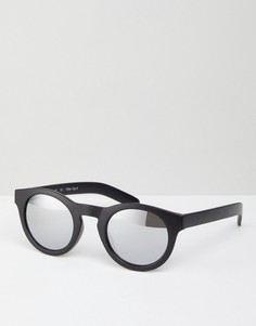 Черные круглые солнцезащитные очки AJ Morgan - Черный