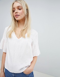 Топ в полоску с бантом на спине Jack Wills - Розовый