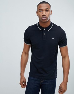 Футболка-поло с контрастной отделкой Jack &amp; Jones Essentials - Черный
