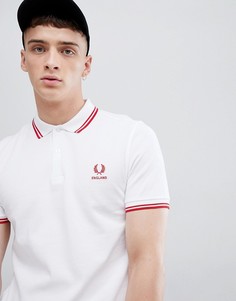 Белое поло Fred Perry England - Белый